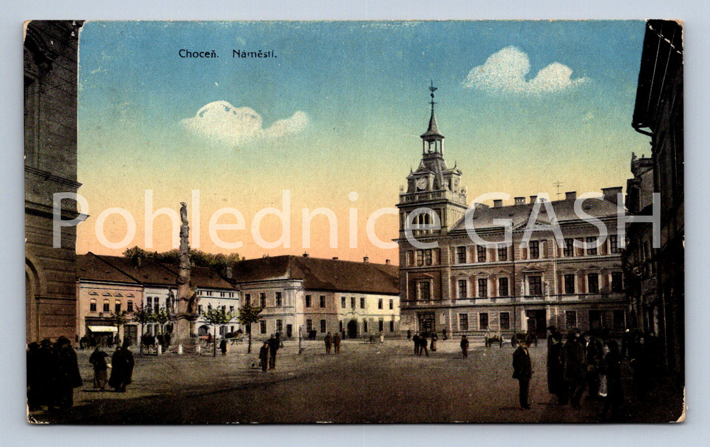 Postcard CHOCEŇ - SQUARE (ST6583)