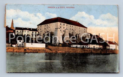 Postcard KAADEN AD EGER, BARRACKS (ST6586)