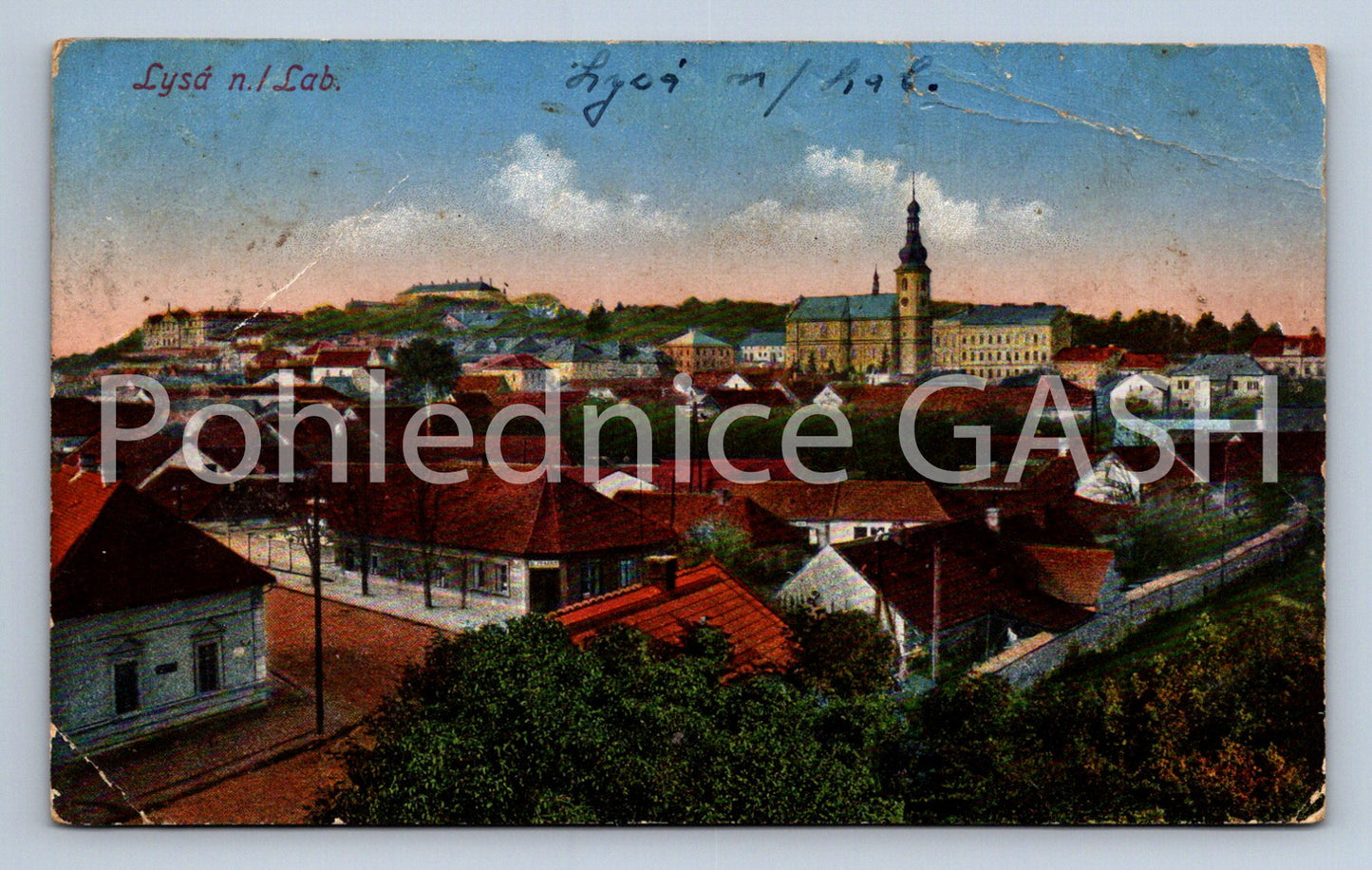 Postcard LYSÁ NAD LABEM (ST6594)