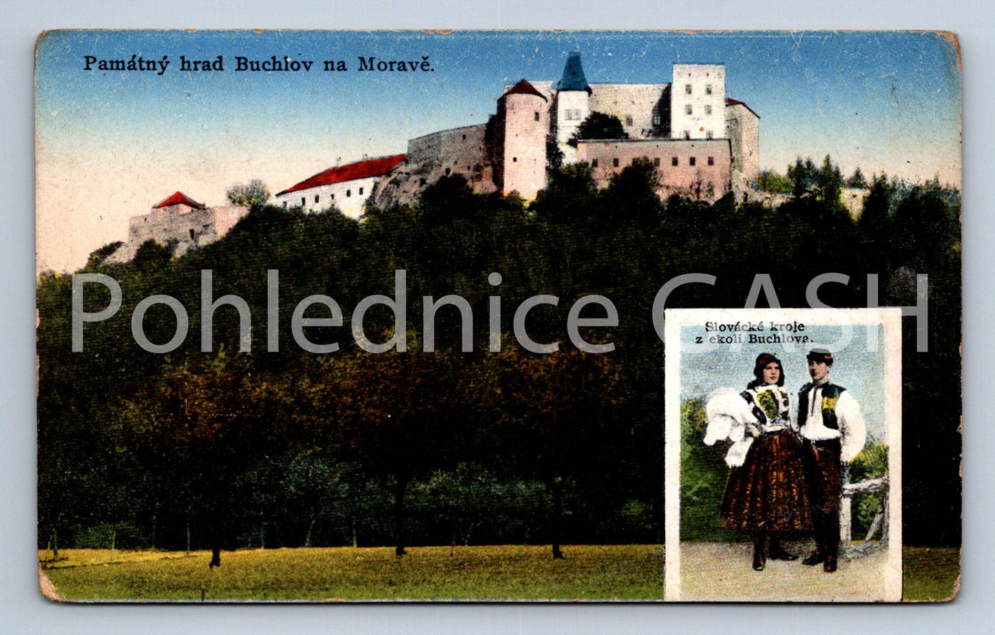 Postcard MEMORIAL BUCHLOV CASTLE IN MORAVIA (ST6599)