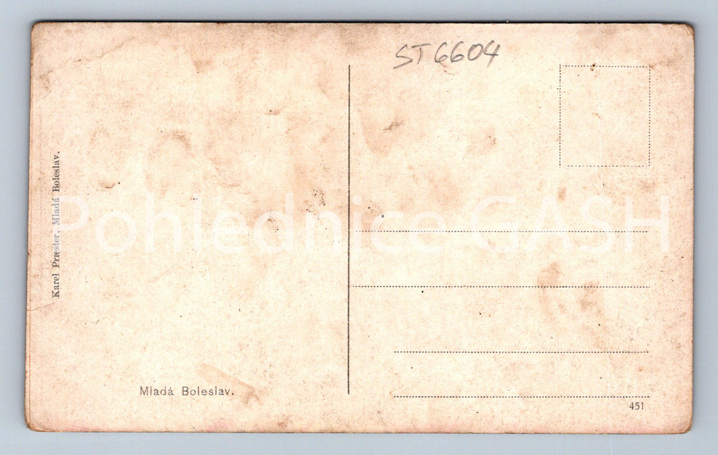 Postcard MLADA BOLESLAV distillery (ST6604)