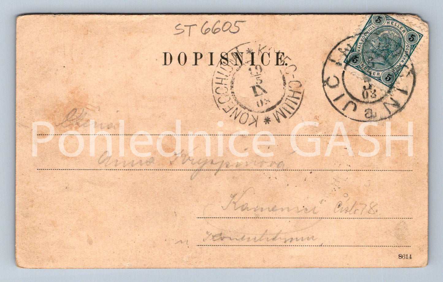 Postcard JIČÍN (ST6605)