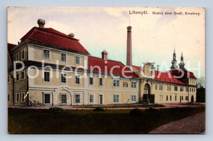 Postcard LITOMYŠL - BIRTHHOUSE OF BEDŘICH SMETANA (ST6606)