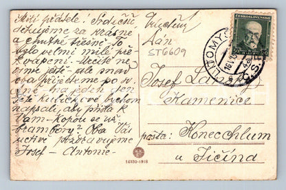 Postcard LITOMYŠL - BIRTHHOUSE OF BEDŘICH SMETANA (ST6609)