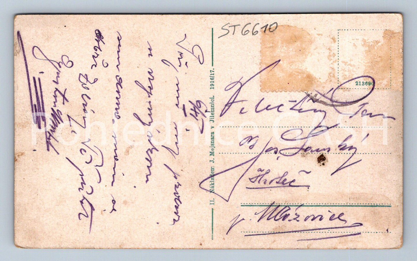 Postcard JILEMNICE (ST6610)