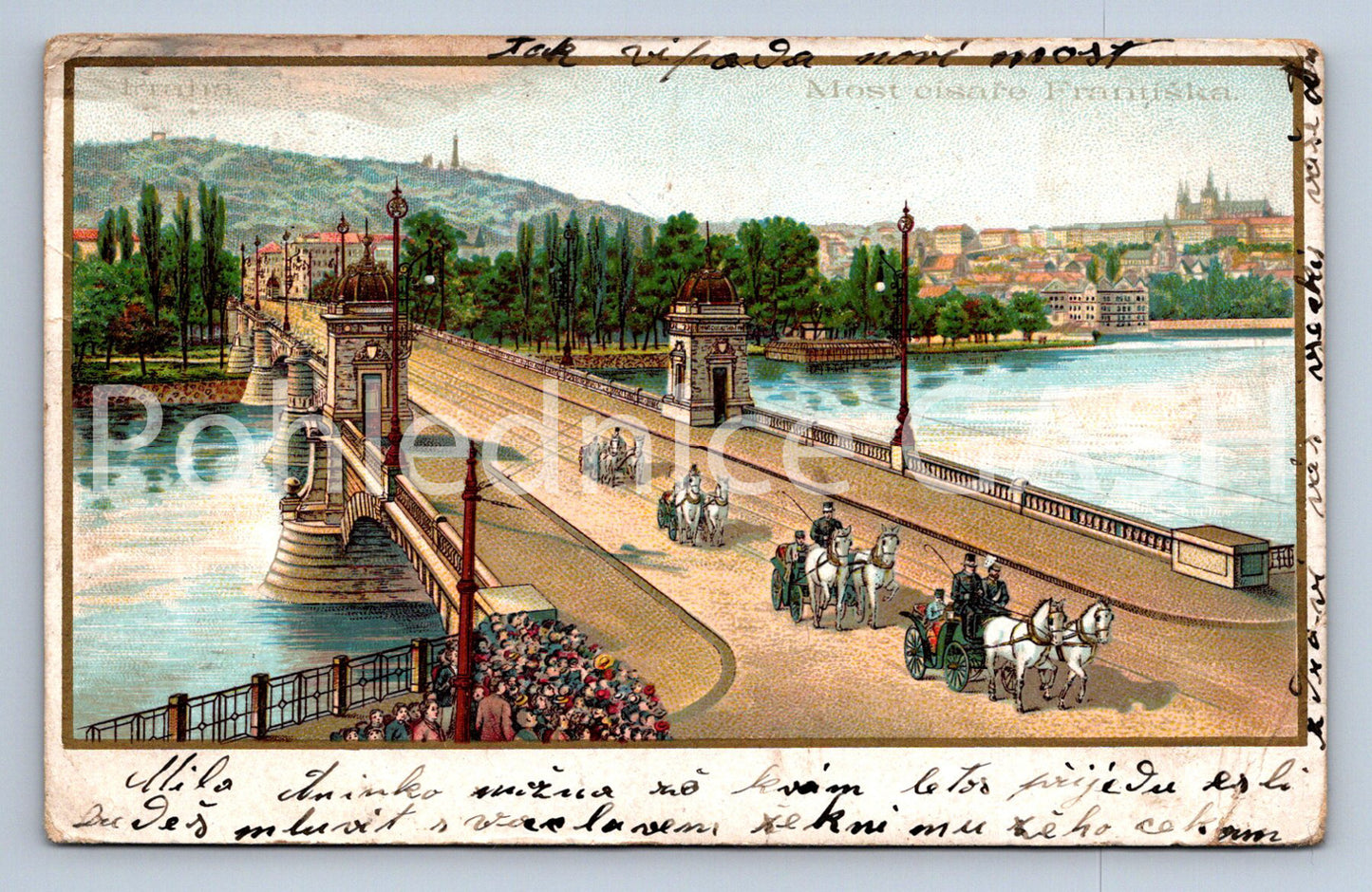 Postcard PRAGUE - EMPEROR FRANCIS BRIDGE (ST6613)