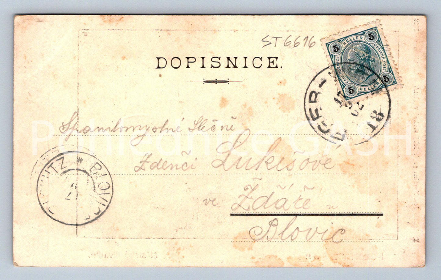 Postcard PILSEN (ST6616)