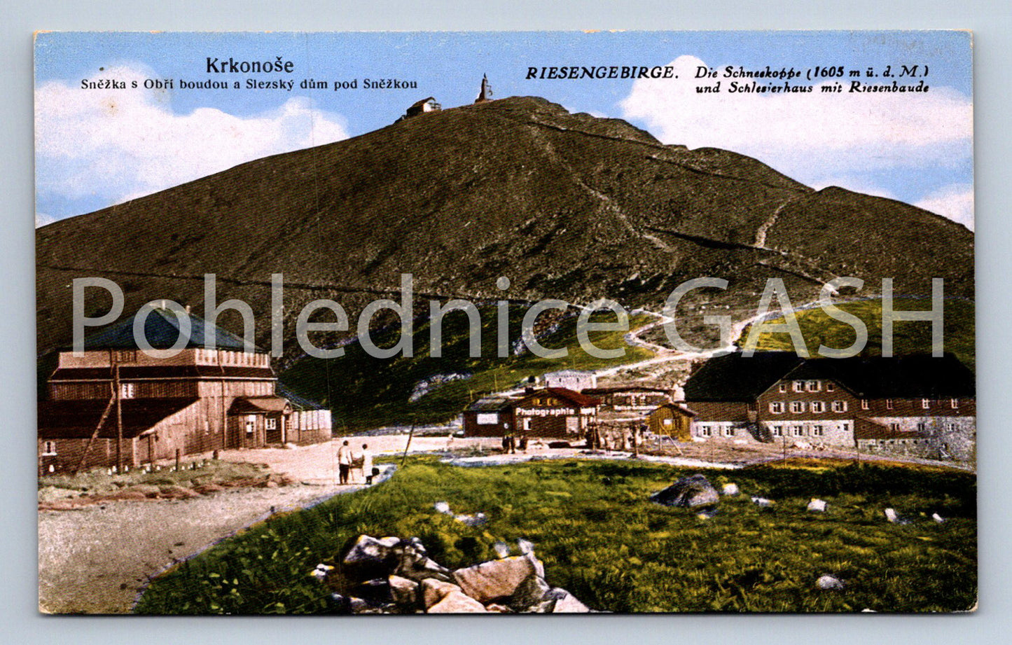 Postcard KRKONOSE - SNOW WHITE (ST6621)