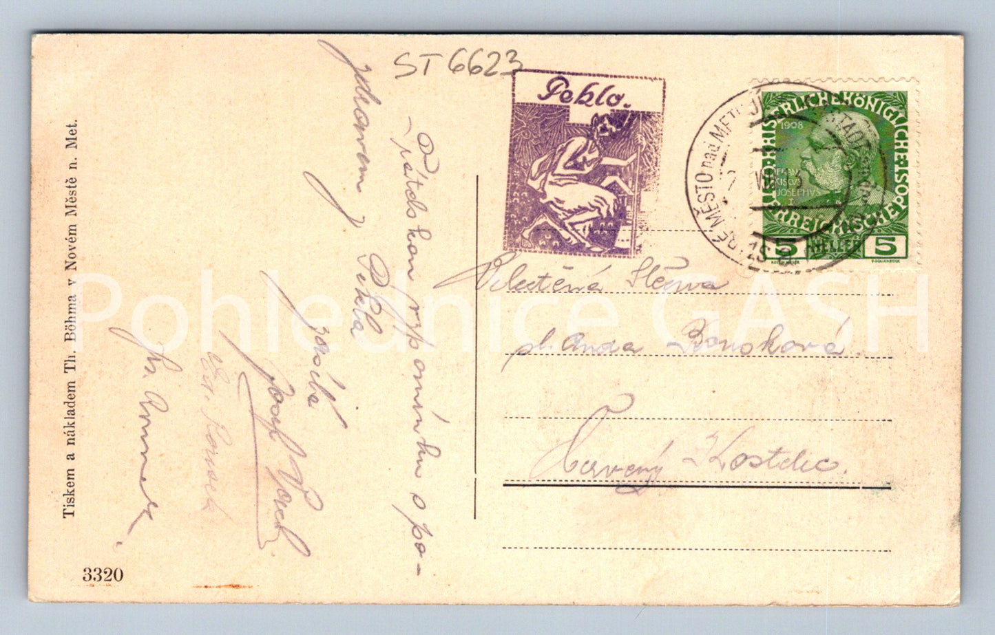 Greetings from Hell Postcard (ST6623)