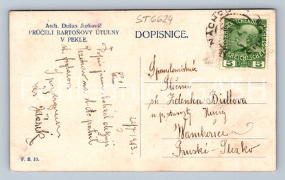 Greetings from Hell Postcard (ST6624)