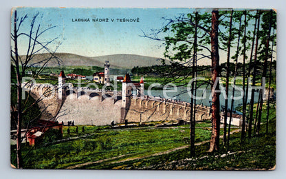 Postcard TĚŠNOV - ELBE RESERVOIR IN TĚŠNOV (ST6629)