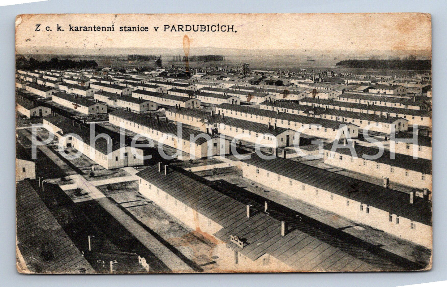 Postcard PARDUBICE - QUARANTINE STATION (ST6641)
