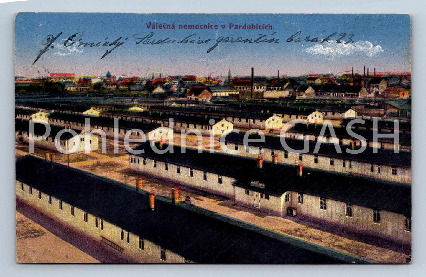 Postcard PARDUBICE - WAR HOSPITAL (ST6644)