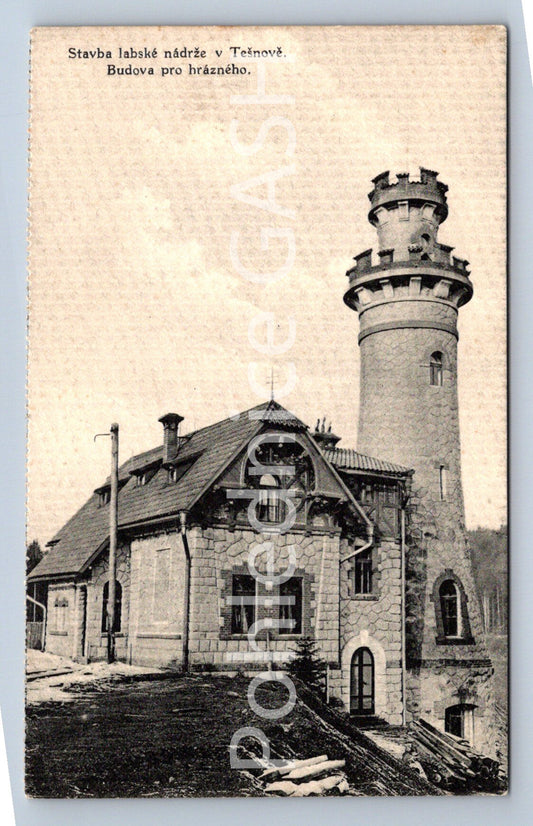 Postcard TĚŠNOV - ELBE RESERVOIR IN TĚŠNOV (ST6646)