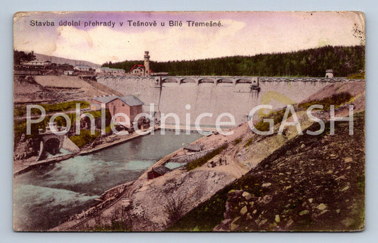 Postcard TĚŠNOV - ELBE RESERVOIR IN TĚŠNOV (ST6650)