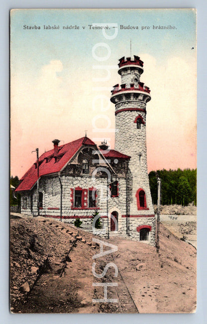 Postcard TĚŠNOV - ELBE RESERVOIR IN TĚŠNOV (ST6654)