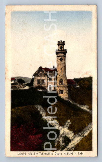 Postcard TĚŠNOV - ELBE RESERVOIR IN TĚŠNOV (ST6655)