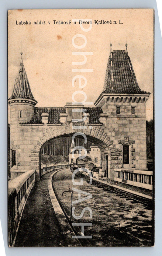 Postcard TĚŠNOV - ELBE RESERVOIR IN TĚŠNOV (ST6657)