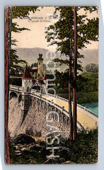 Postcard TĚŠNOV - ELBE RESERVOIR IN TĚŠNOV (ST6658)