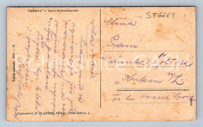 Postcard TĚŠNOV - ELBE RESERVOIR IN TĚŠNOV (ST6661)