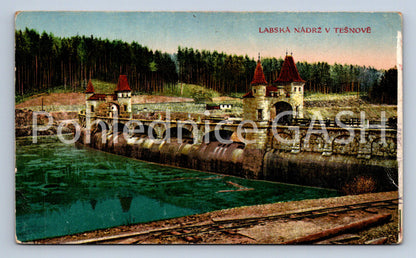 Postcard TĚŠNOV - ELBE RESERVOIR IN TĚŠNOV (ST6666)