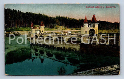 Postcard TĚŠNOV - ELBE RESERVOIR IN TĚŠNOV (ST6667)