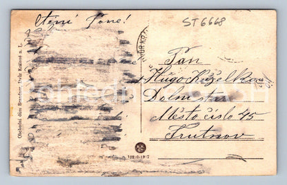 Postcard TĚŠNOV - ELBE RESERVOIR IN TĚŠNOV (ST6668)