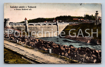 Postcard TĚŠNOV - ELBE RESERVOIR IN TĚŠNOV (ST6670)