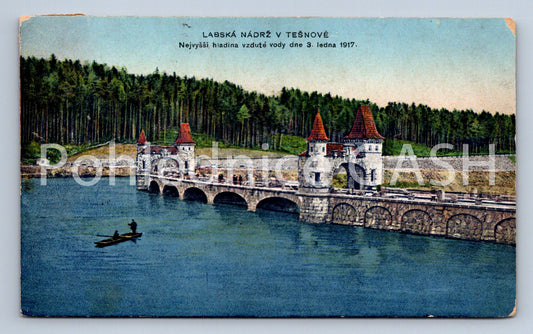 Postcard TĚŠNOV - ELBE RESERVOIR IN TĚŠNOV (ST6672)