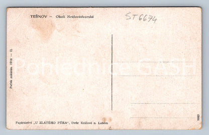 Postcard TĚŠNOV - ELBE RESERVOIR IN TĚŠNOV (ST6674)
