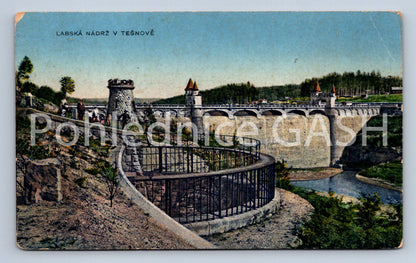 Postcard TĚŠNOV - ELBE RESERVOIR IN TĚŠNOV (ST6676)