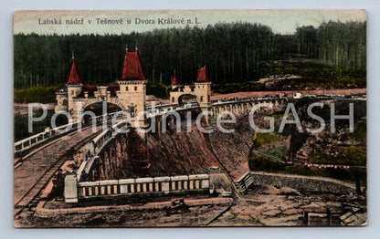 Postcard TĚŠNOV - ELBE RESERVOIR IN TĚŠNOV (ST6683)