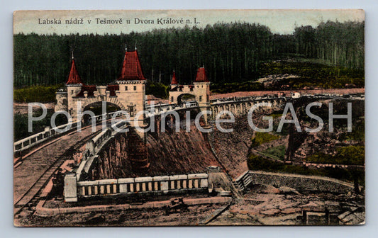 Postcard TĚŠNOV - ELBE RESERVOIR IN TĚŠNOV (ST6683)