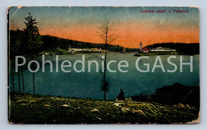 Postcard TĚŠNOV - ELBE RESERVOIR IN TĚŠNOV (ST6686)