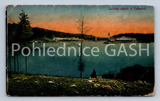 Postcard TĚŠNOV - ELBE RESERVOIR IN TĚŠNOV (ST6686)