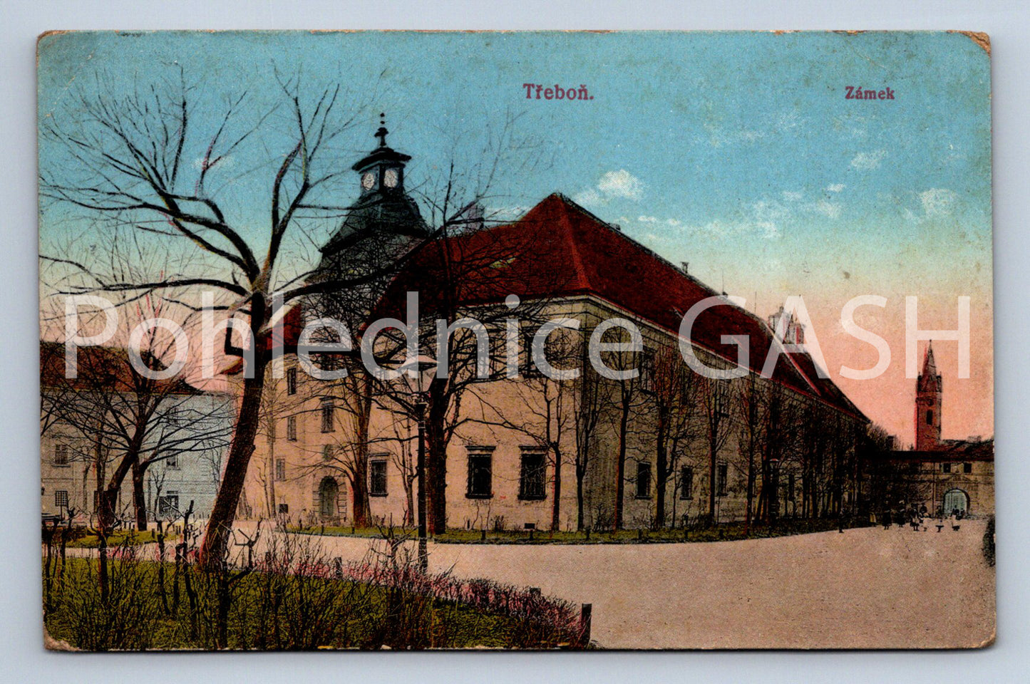 Postcard TŘEBOŇ - CASTLE (ST6690)