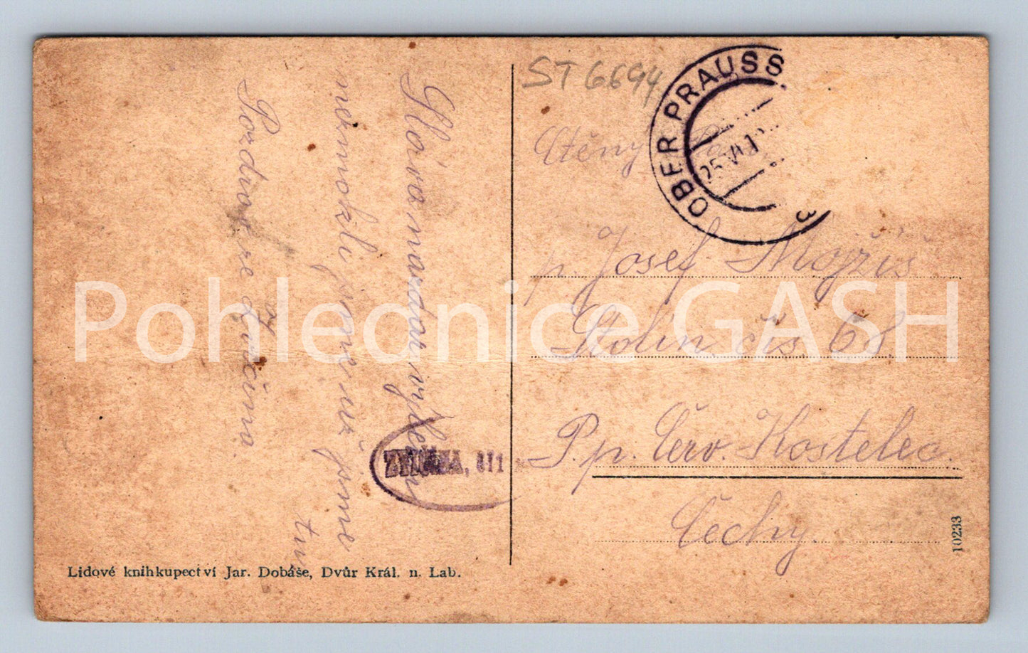 Postcard ZVIČINA AT THE KING'S COURTYARD - COLLAGE (ST6694)