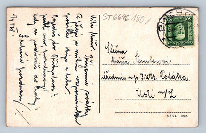 Postcard THE BEGGAR AND THE TURNKEY (ST6696)