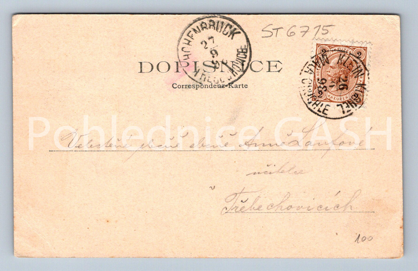 Postcard GREETINGS FROM LÁZNÍ CHUCHELSKÝ (ST6715)