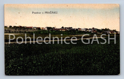 Postcard GREETINGS FROM PRAŽÁK (ST6716)