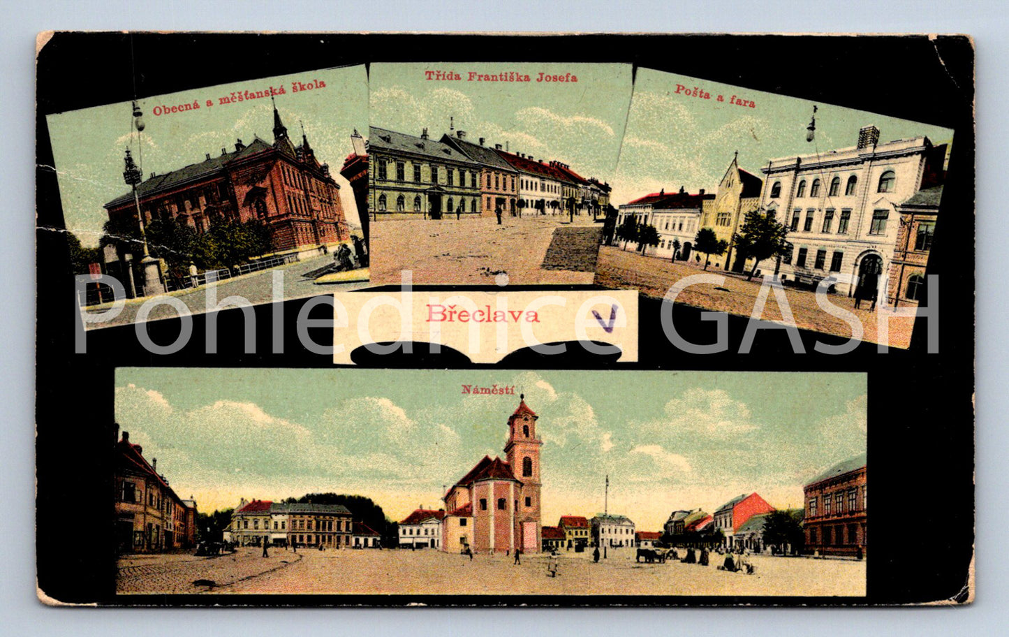 Postcard BŘECLAVA - COLLAGE (ST6723)