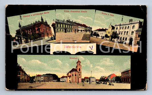 Postcard BŘECLAVA - COLLAGE (ST6723)