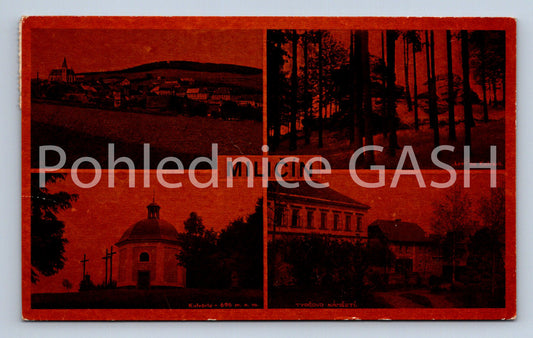 Postcard MILIČÍN - COLLAGE (ST6724)