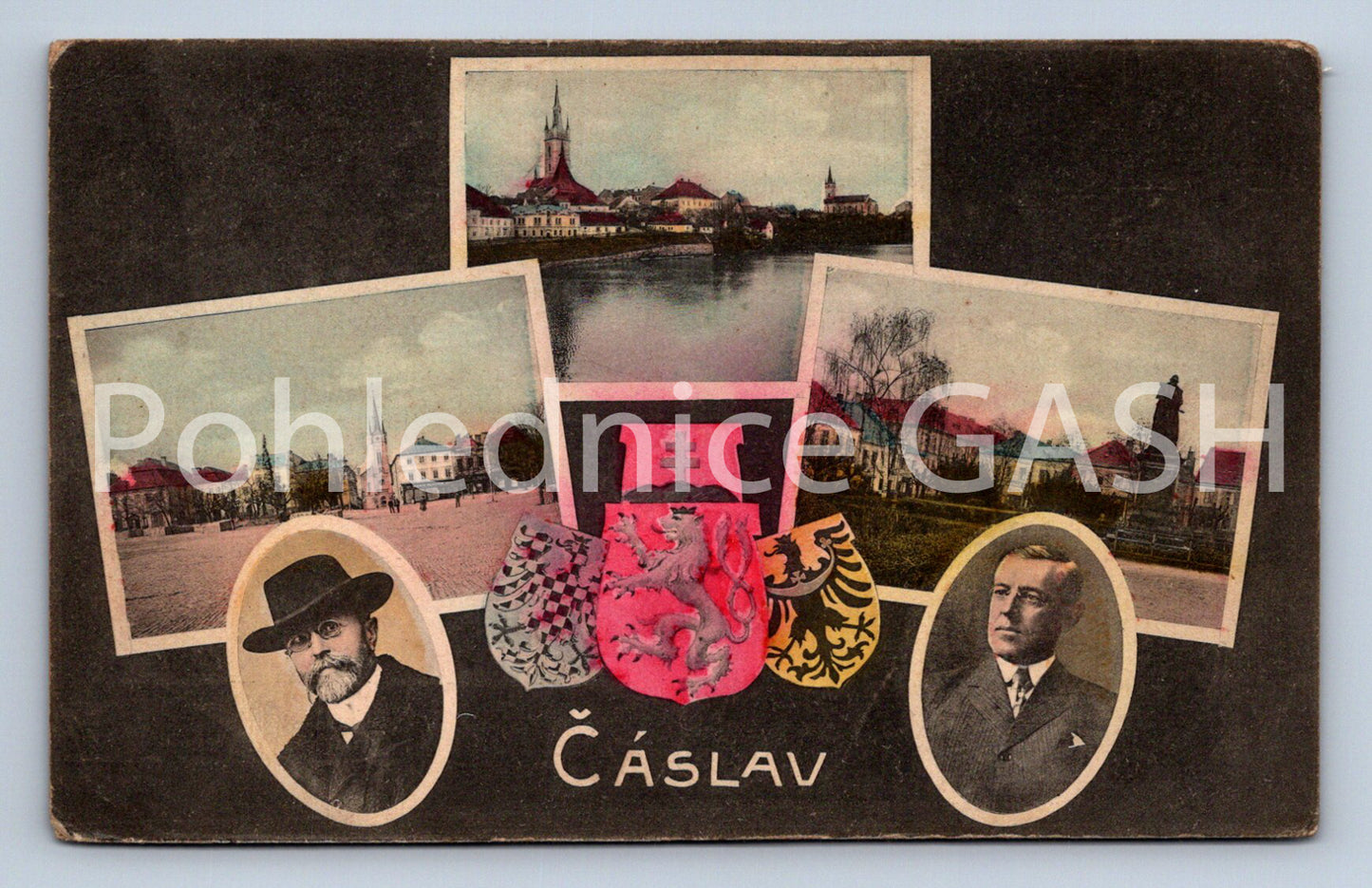 Postcard ČÁSLAV - COLLAGE (ST6730)