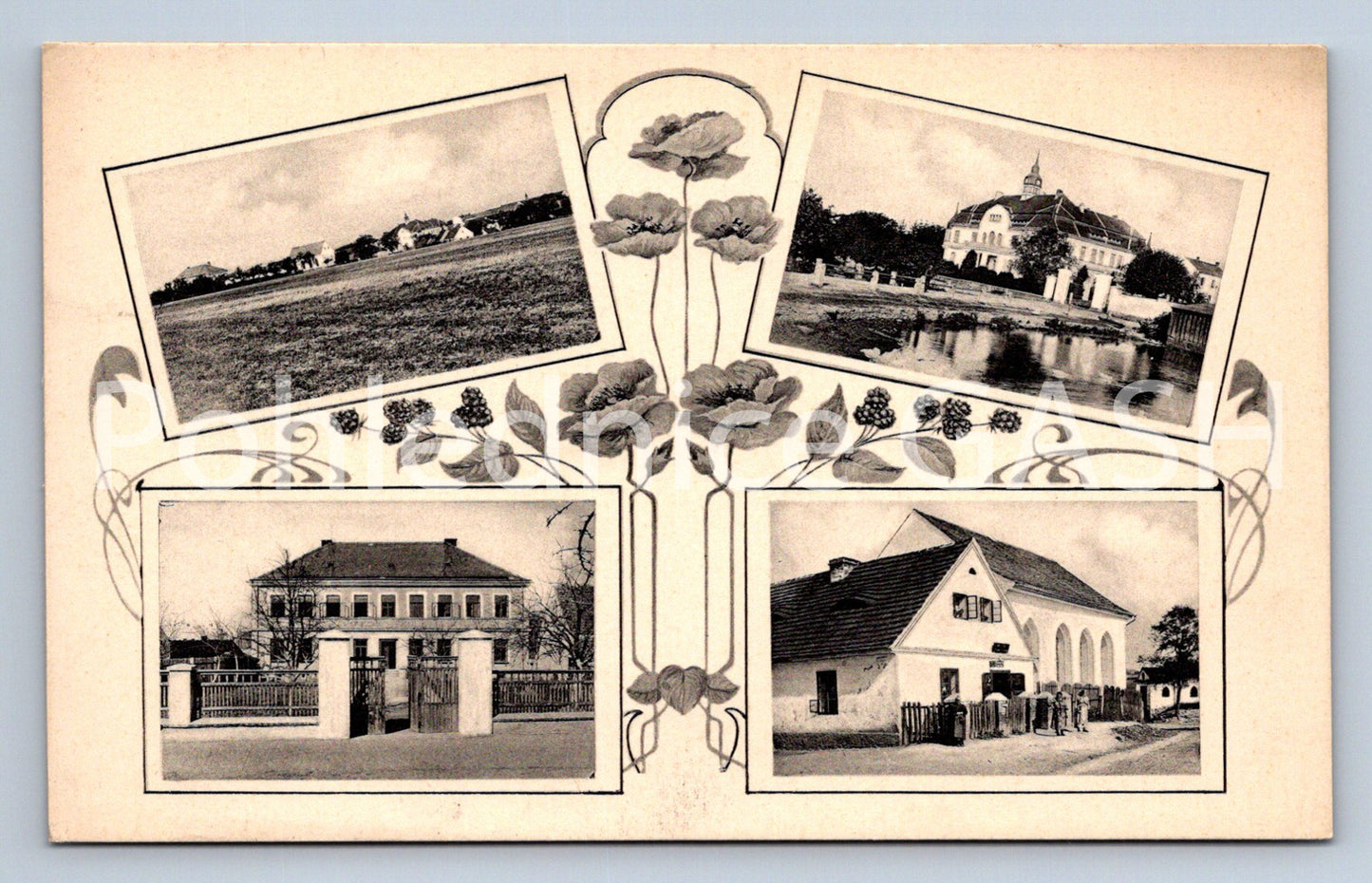 Postcard CHRANČOVICE - COLLAGE (ST6734)