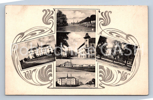 Postcard CZECH VILLAGE - COLLAGE (ST6735)