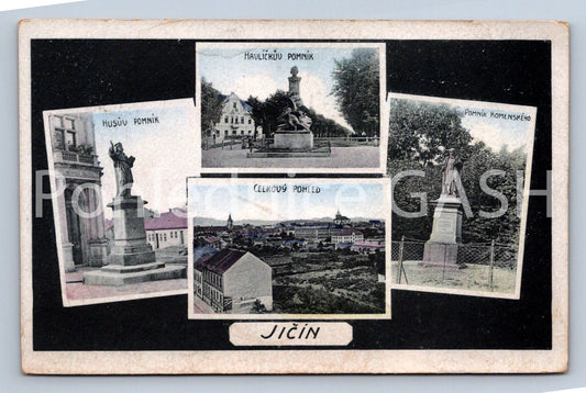 Postcard JIČÍN - COLLAGE (ST6736)