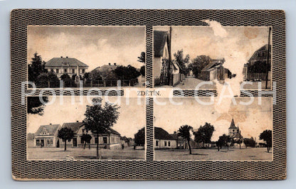 Postcard ZDĚTÍN - COLLAGE (ST6749)