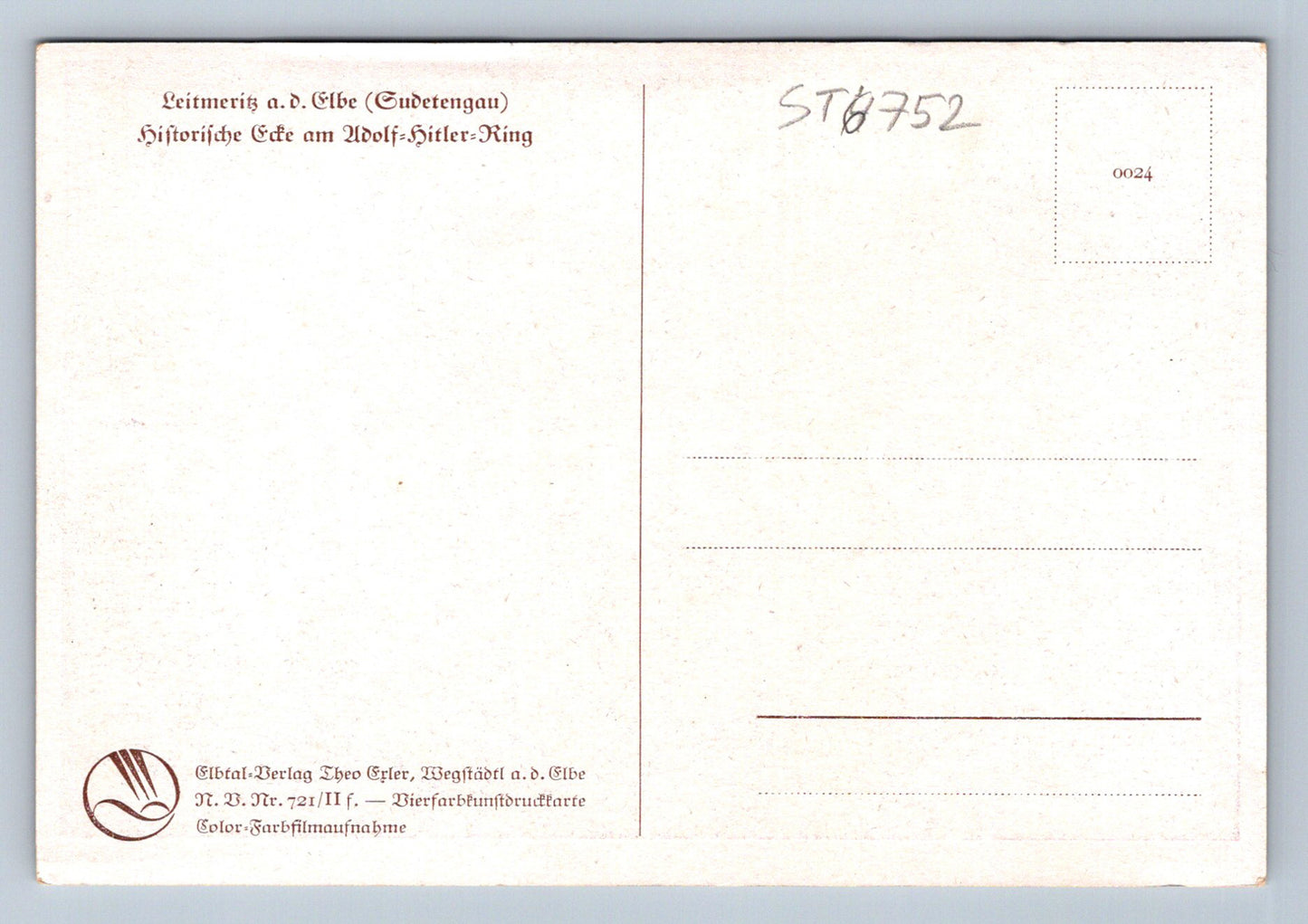 Postcard THEO GRLER - LEITMERIZ (ST6752)