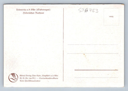 Postcard THEO GRLER - LEITMERIZ RATHAUS (ST6753)
